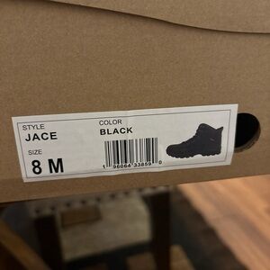 Weatherproof Black Outdoor Boots